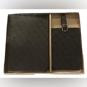 Eccolo brown luggage tag set